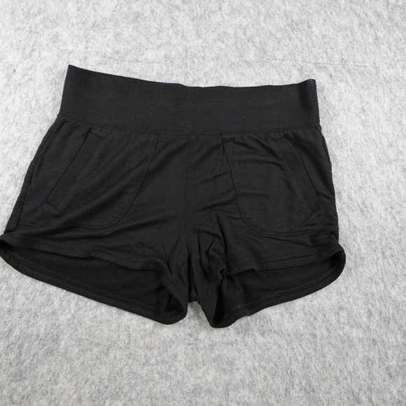 Athleta Pants - Athleta Shorts Womens Medium Black Restore Shortie Athleisure Athletic Lounge
